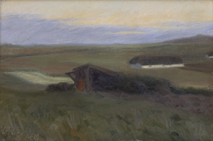 Los 6151 - Munch, Anna Elisabeth - Dänische Landschaftspartie im Sonnenuntergang  - 0 - thumb