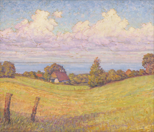 Lot 6197, Auction  124, Blunck, Heinrich, Sommerwiesen - Blick auf die Kieler Förde bei Heikendorf