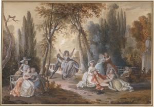 Lot 6544, Auction  124, Gorp, Henri Nicolas van, Galante Gesellschaft im Garten