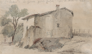 Lot 6604, Auction  124, Denis, Simon, "La fontana di San Genaro": Haus bei San Gennaro nahe Veletri