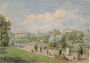 Lot 6659, Auction  124, Alt, Franz, Wien: Frühling im Volksgarten