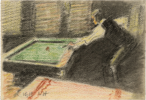 Lot 6720, Auction  124, Hammer, Walter Julius, Der Billiardspieler