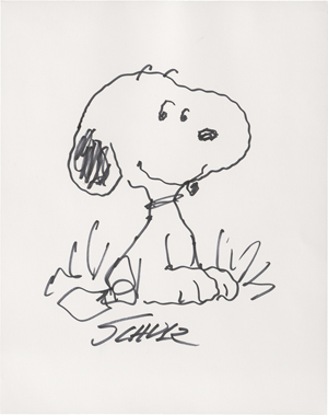 Lot 6857, Auction  124, Schulz, Charles M., Snoopy