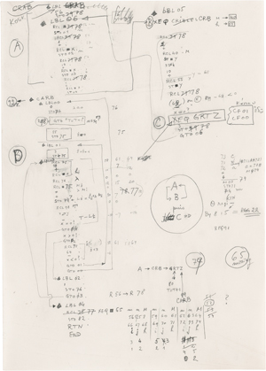 Lot 6936, Auction  124, Xenakis, Iannis, Ohne Titel