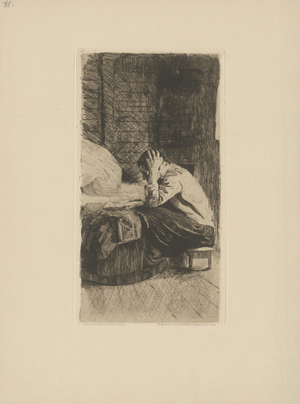 Lot 7071, Auction  124, Kollwitz, Käthe, Frau an der Wiege