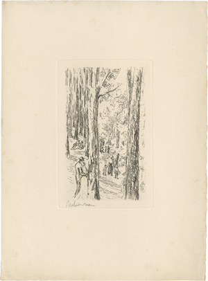 Lot 7091, Auction  124, Liebermann, Max, Frühling im Grunewald