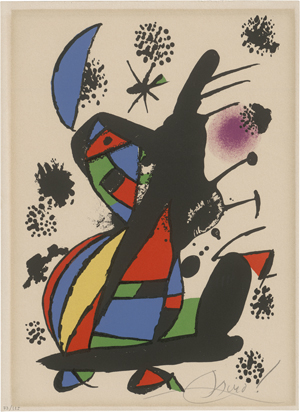 Lot 7298, Auction  124, Miró, Joan, Aus: François Chapon, Francis Ponge. Manuscripts - Livres - Peintures