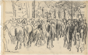 Lot 8007, Auction  124, Liebermann, Max, Pferdemarkt