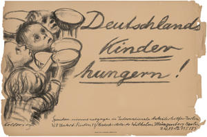 Lot 8042, Auction  124, Kollwitz, Käthe, Deutschlands Kinder hungern!