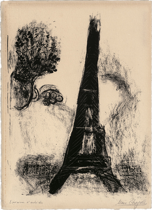 Lot 8184, Auction  124, Chagall, Marc, La Tour Eiffel