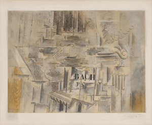 Lot 8190, Auction  124, Braque, Georges, nach. Hommage à J.S. Bach