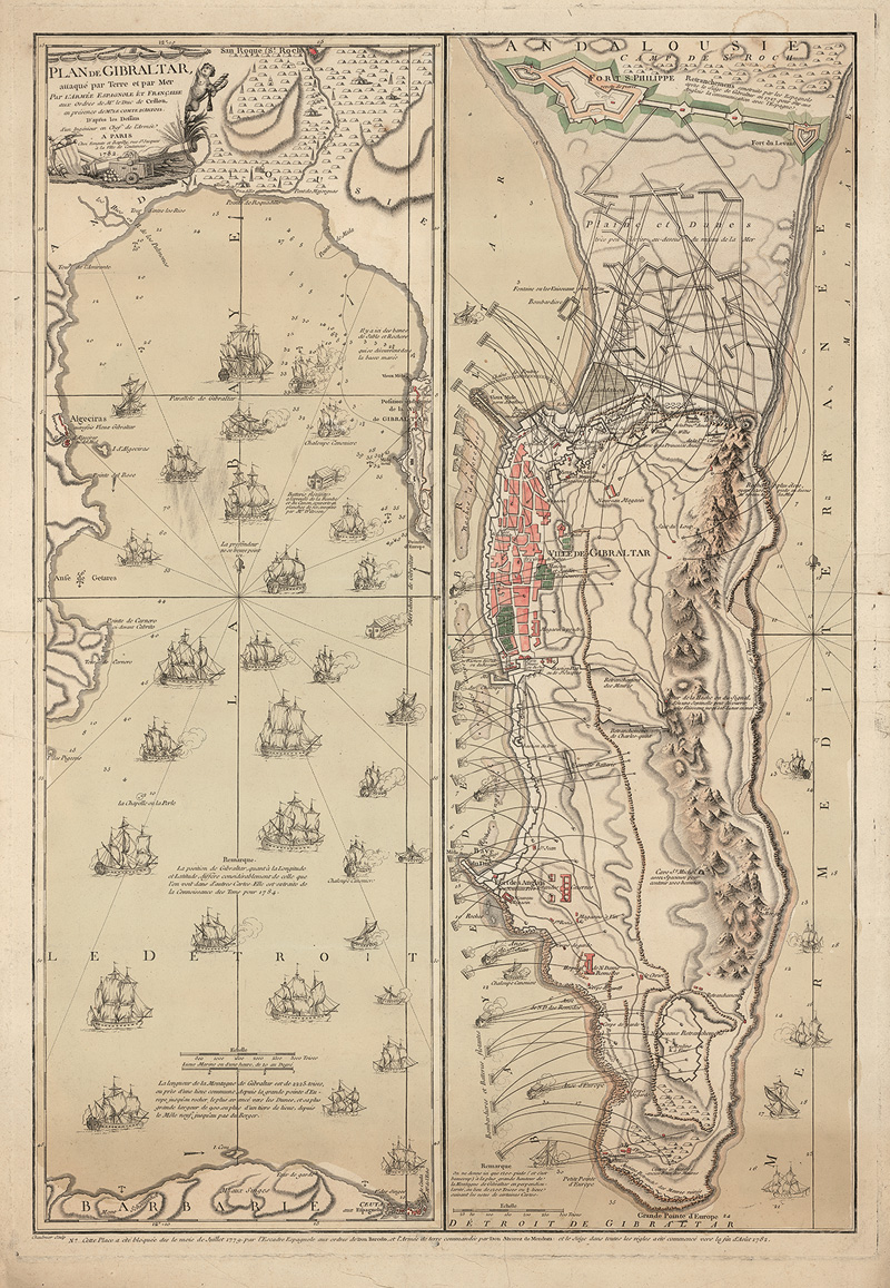 Lot 124, Auction  124, Plan de Gibraltar, 