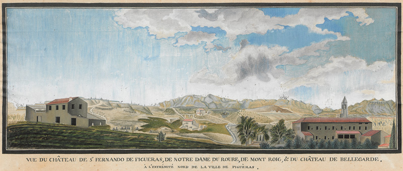 Lot 146, Auction  124, Vue du château de St. Fernando de Figueras, 