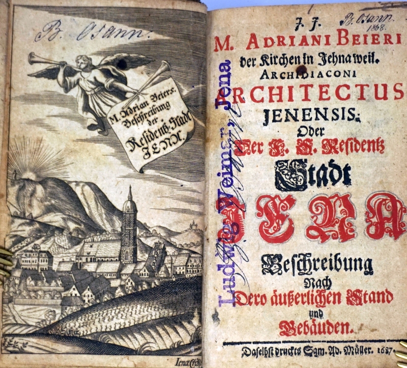 Lot 153, Auction  124, Beier, Adrian, Architectus Jenensis