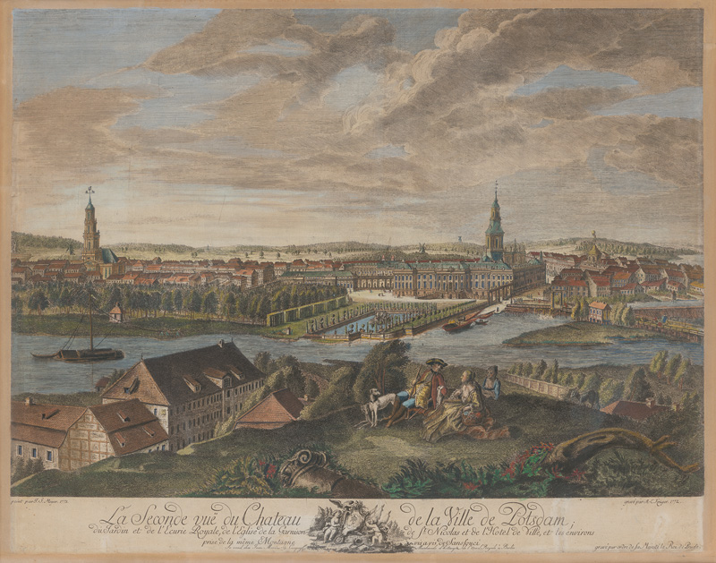 Lot 215, Auction  124, Krüger, Andreas Ludwig, La Seconde vue de Chateau de la Ville de Potsdam