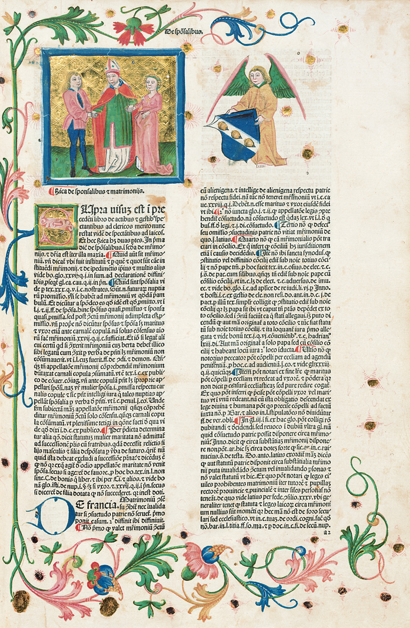 Lot 305, Auction  124, Tudeschis, Nicolaus de und Panormitanus, Lectura super libros Decretalium