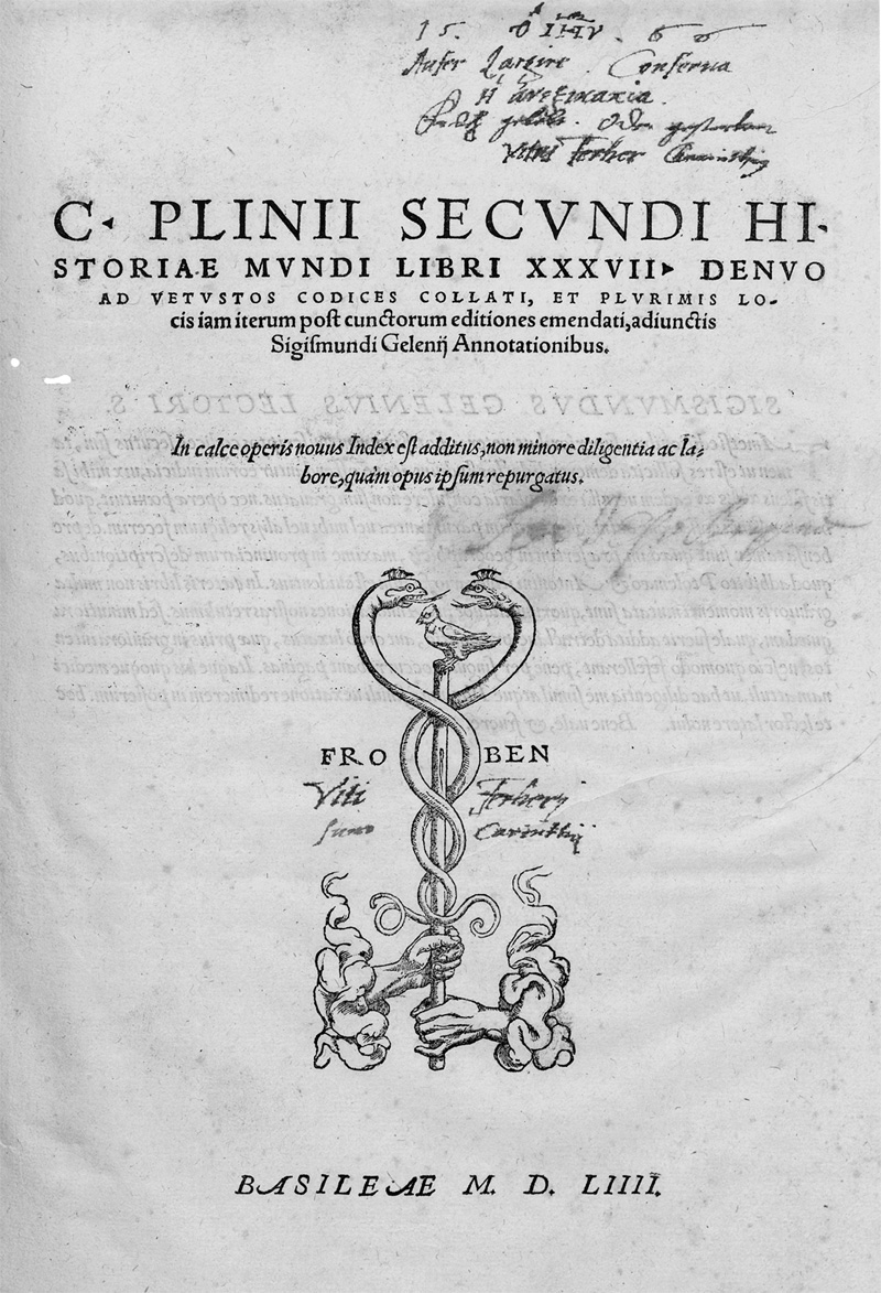 Lot 362, Auction  124, Plinius Secundus, Gaius d. Ä., Historiae mundi libri XXXVII