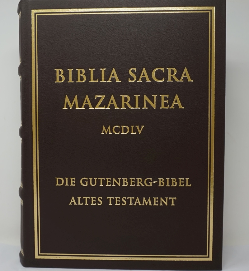 Lot 496, Auction  124, Biblia Sacra Mazarinea, Faksimile der Gutenberg-Bibel aus der Mazarin-Bibliothek