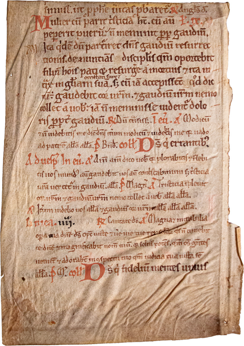 Lot 809, Auction  124, Breviarium, Frühe Lateinische Handschrift auf Pergament