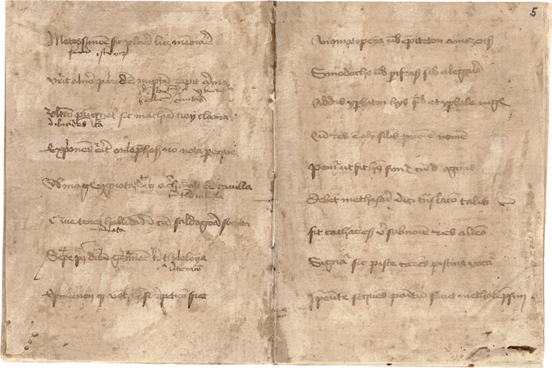 Lot 871, Auction  124, Rhetorisches Lehrgedicht, Lateinische Handschrift auf Papier. 