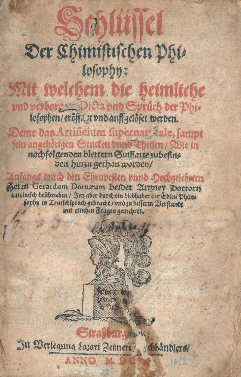 Lot 1055, Auction  124, Dorn, Gerhard, Schlüssel der Chimistischen Philosophy