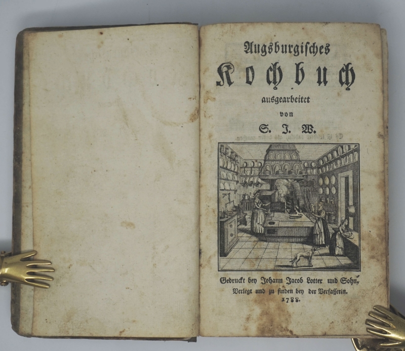 Lot 1159, Auction  124, Weiler, Sophie Juliane, Augsburgisches Kochbuch