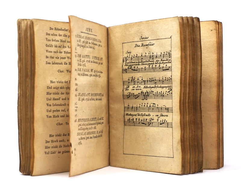 Lot 1225, Auction  124, Reichardt, Johann Friedrich, Musikalischer Almanach