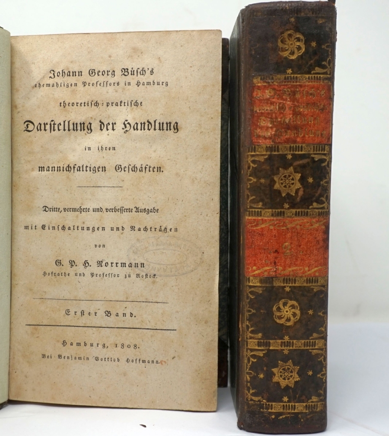 Lot 1259, Auction  124, Büsch, Johann Georg, Theoretisch-praktische Darstellung 