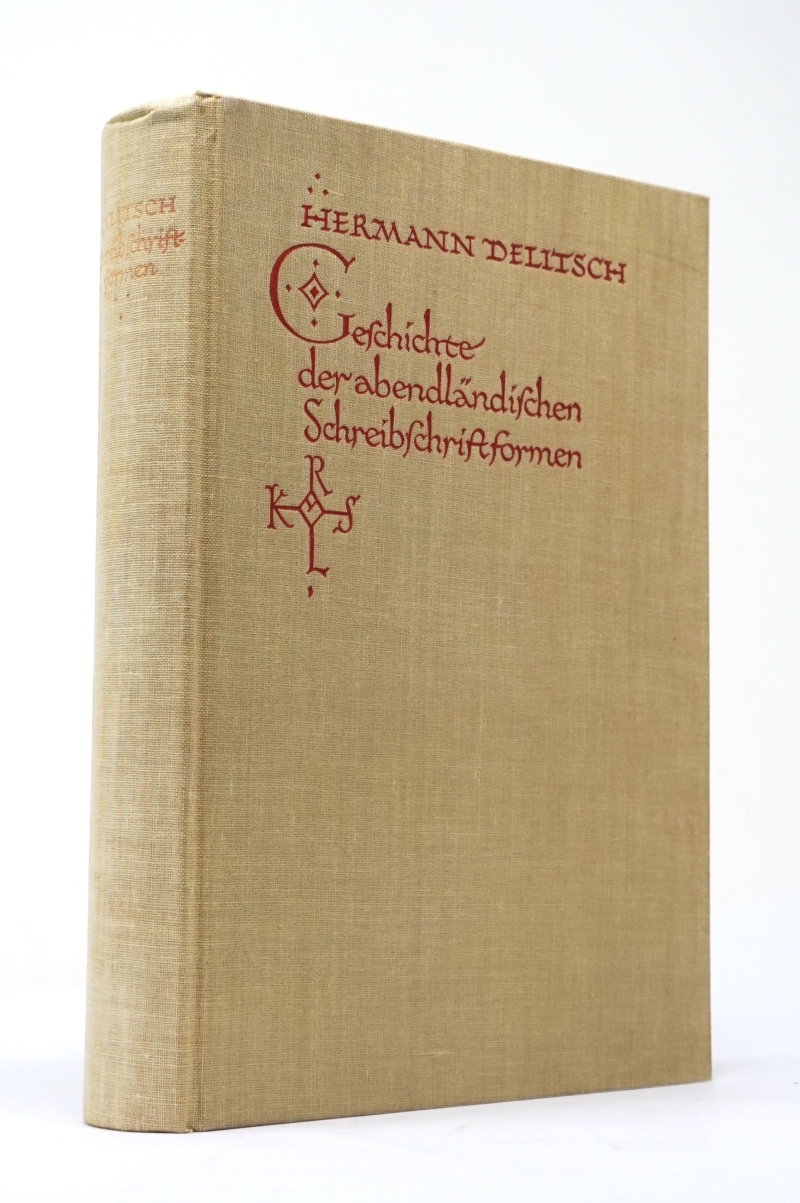 Lot 1295, Auction  124, Delitsch, Hermann, Geschichte der abendländischen Schreibschriftformen