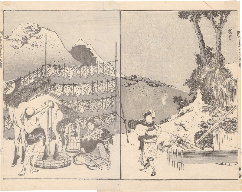 Lot 1556, Auction  124, Hokusai, Katsushika, Fugaku Hyakkei