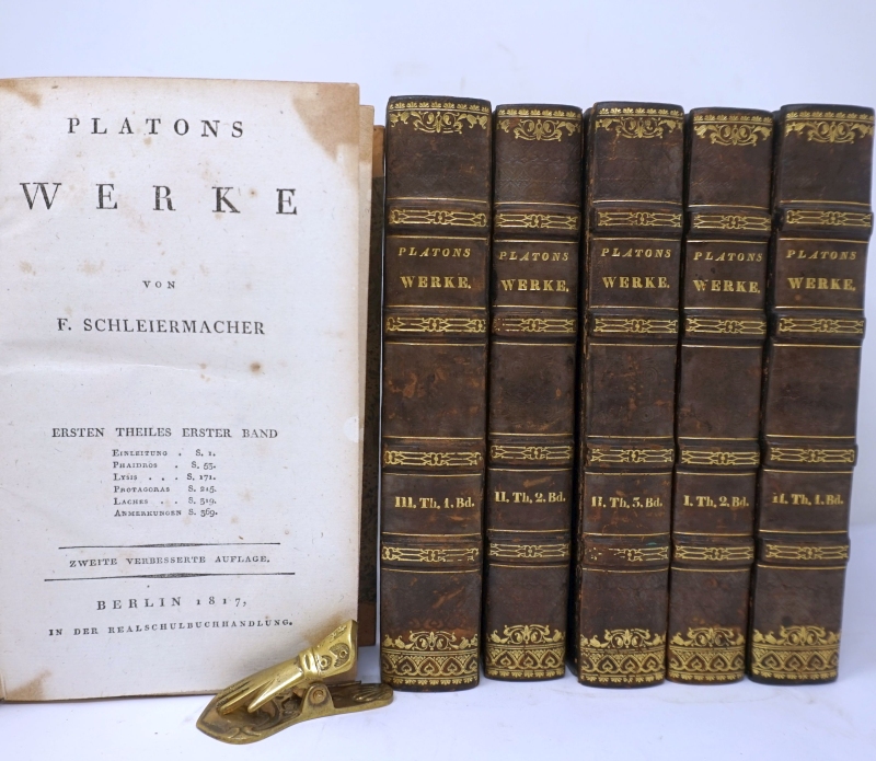 Lot 2185, Auction  124, Platon, Platons Werke von Friedrich Schleiermacher