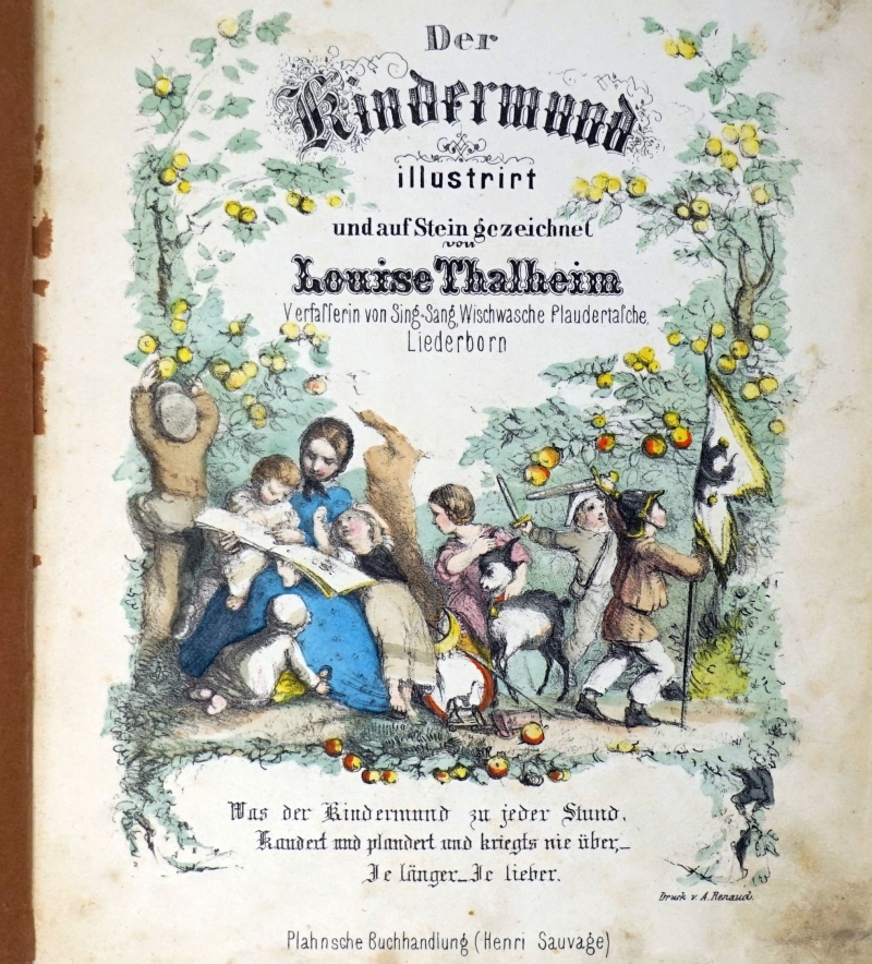 Lot 2244, Auction  124, Thahlheim, Louise, Der Kindermund