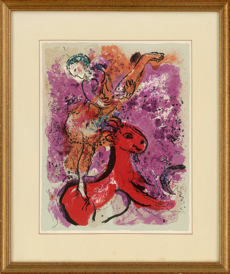 Lot 3086, Auction  124, Chagall, Marc, Kunstreiterin auf rotem Pferd (Plakat)