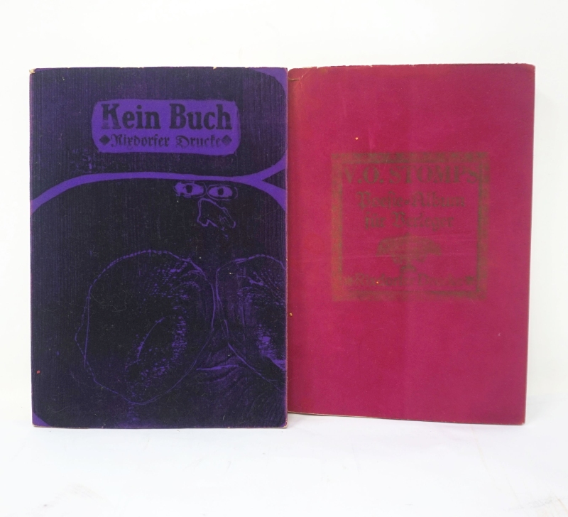 Lot 3250, Auction  124, Kein, Ernst, 24 Verse (und: V. O. Stomps. Poesie-Album)