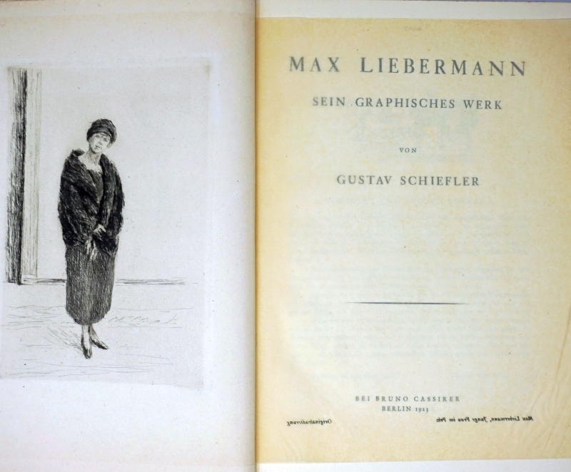 Lot 3291, Auction  124, Schiefler, Gustav und Liebermann, Max, Max Liebermann - Sein graphisches Werk