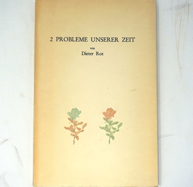 Lot 3457, Auction  124, Roth, Dieter, Zwei Probleme unserer Zeit