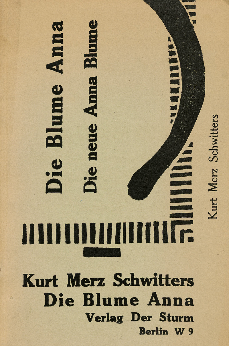 Lot 3498, Auction  124, Schwitters, Kurt und , Die Blume Anna. Die neue Anna Blume