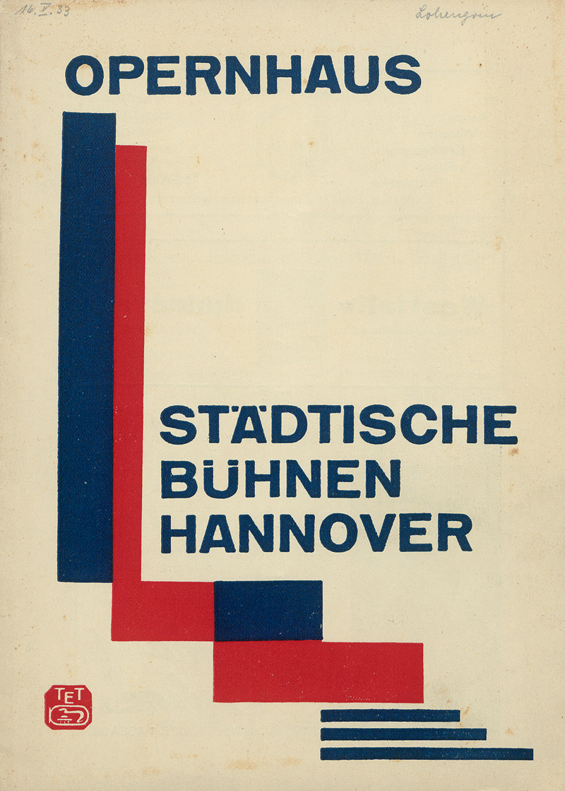 Lot 3500, Auction  124, Schwitters, Kurt und Städtische Bühnen Hannover, 2 Programmhefte (Opernhaus + Schauspielhaus)