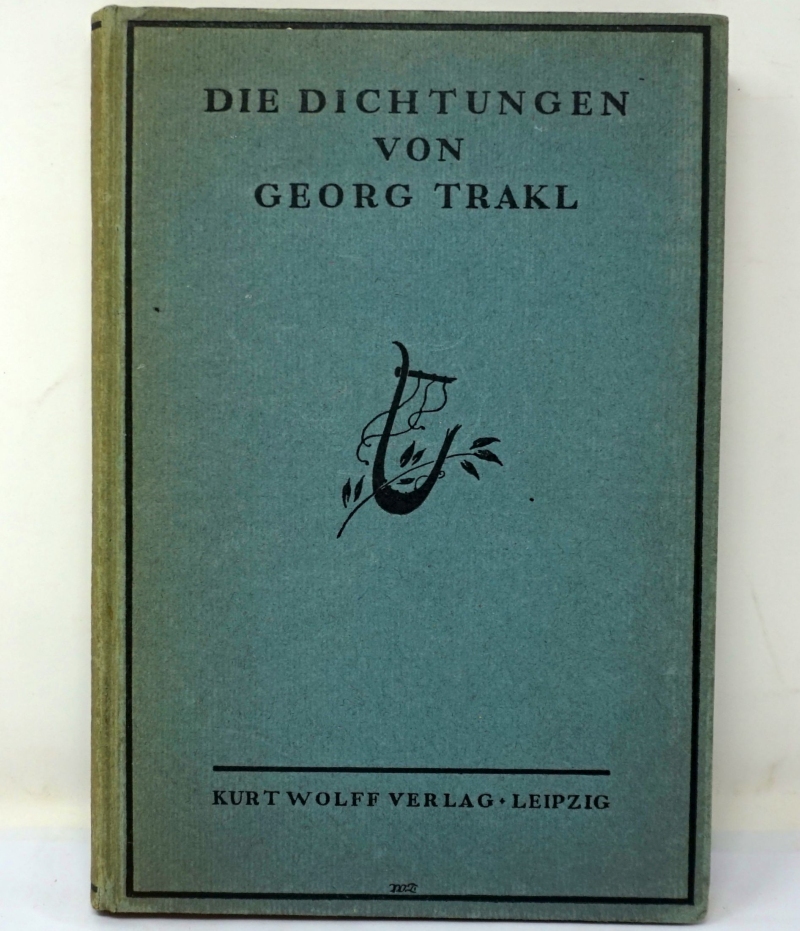 Lot 3531, Auction  124, Trakl, Georg, Die Dichtungen