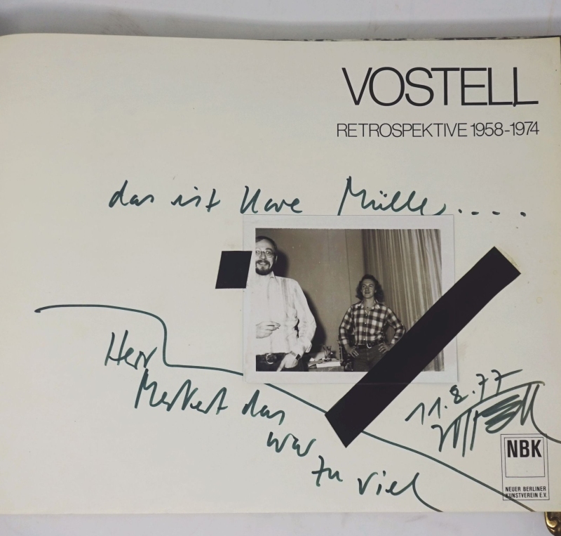 Lot 3553, Auction  124, Merkert, Jörn und Vostell, Wolf, Wolf Vostell Retrospektivew 1958-1974