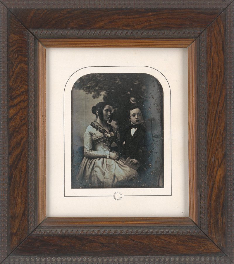 Lot 4026, Auction  124, Daguerreotypes, Mother and son 