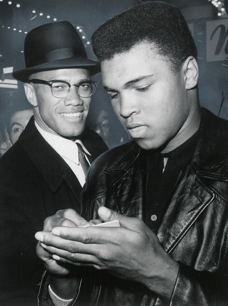 Lot 4232, Auction  124, Malcolm X and Muhammad Ali, Malcolm X with heavyweight boxing champion Muhammad Ali, New York City