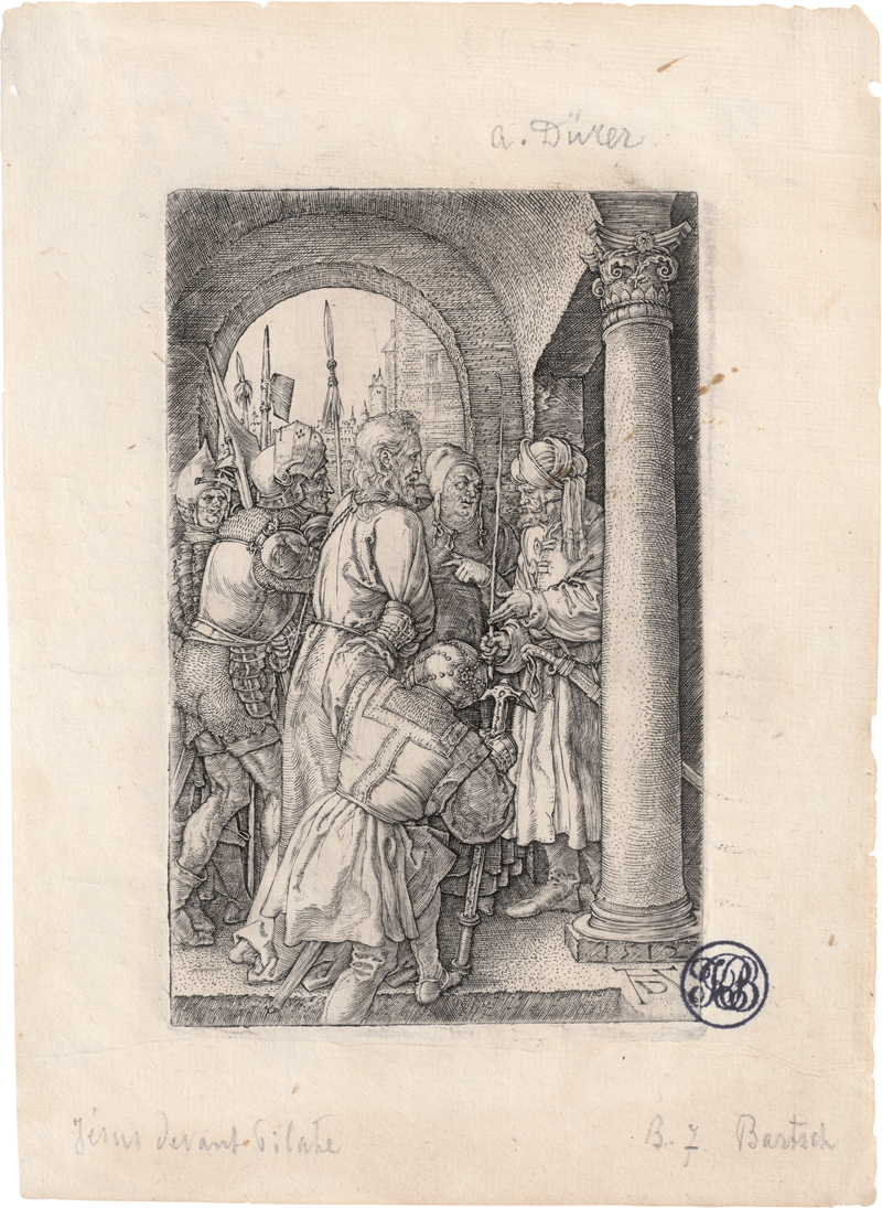 Lot 5075, Auction  124, Dürer, Albrecht, Christus vor Pilatus