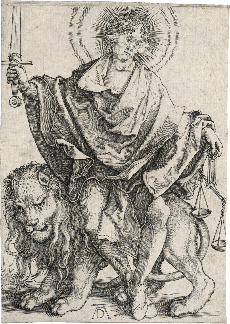 Lot 5083, Auction  124, Dürer, Albrecht, Die Sonne der Gerechtigkeit