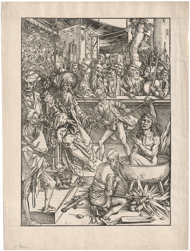 Lot 5090, Auction  124, Dürer, Albrecht, Marter des Evangelisten Johannes