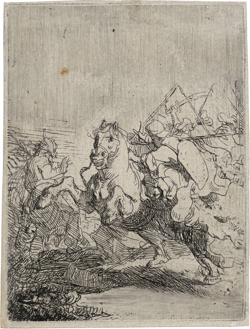 Lot 5188, Auction  124, Rembrandt Harmensz. van Rijn, Reitergefecht