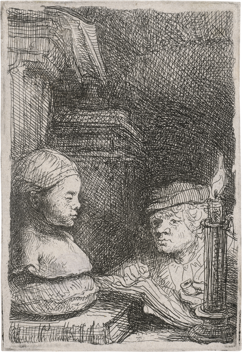 Lot 5190, Auction  124, Rembrandt Harmensz. van Rijn, Der Zeichner