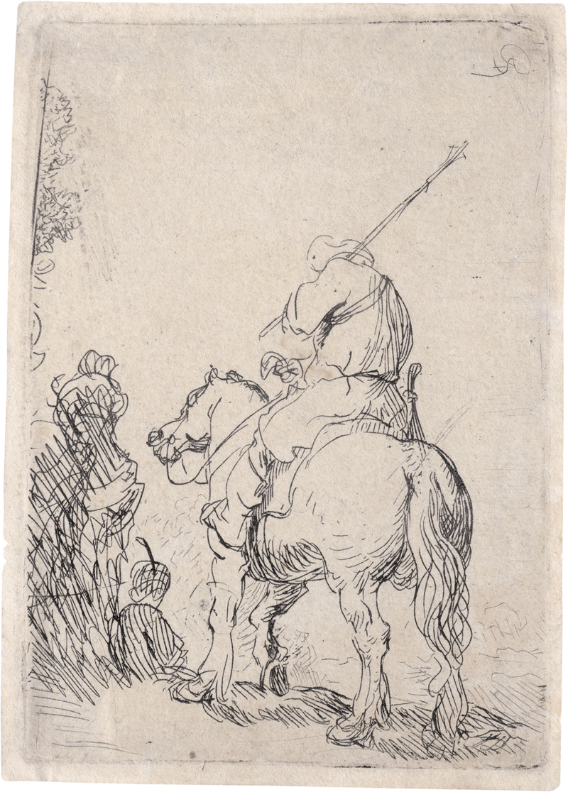 Lot 5192, Auction  124, Rembrandt Harmensz. van Rijn, Der Reiter