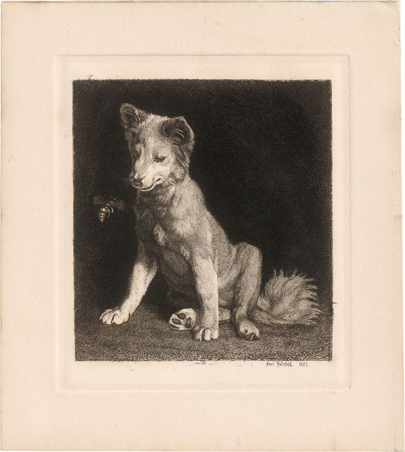 Lot 5353, Auction  124, Helsted, Axel Theophilus, Hund und Hornisse