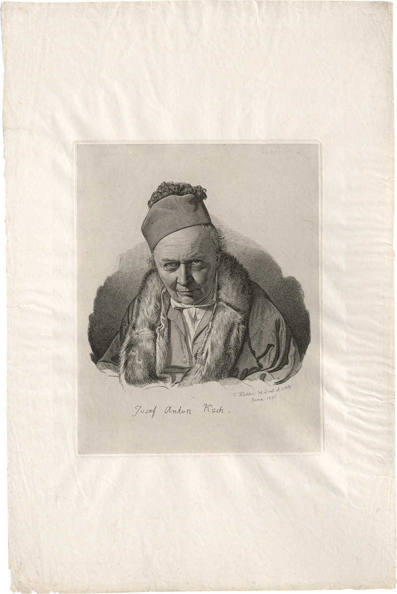 Lot 5376, Auction  124, Küchler, Carl Gotthelf, Bildnis Josef Anton Koch